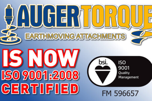 Auger Torque receives ISO 9001:200 certification